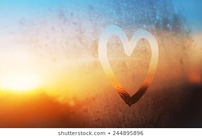heart on glass 260nw 244895896